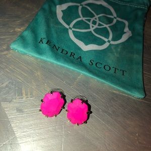 Kendra Scott Magenta Morgan Earrings